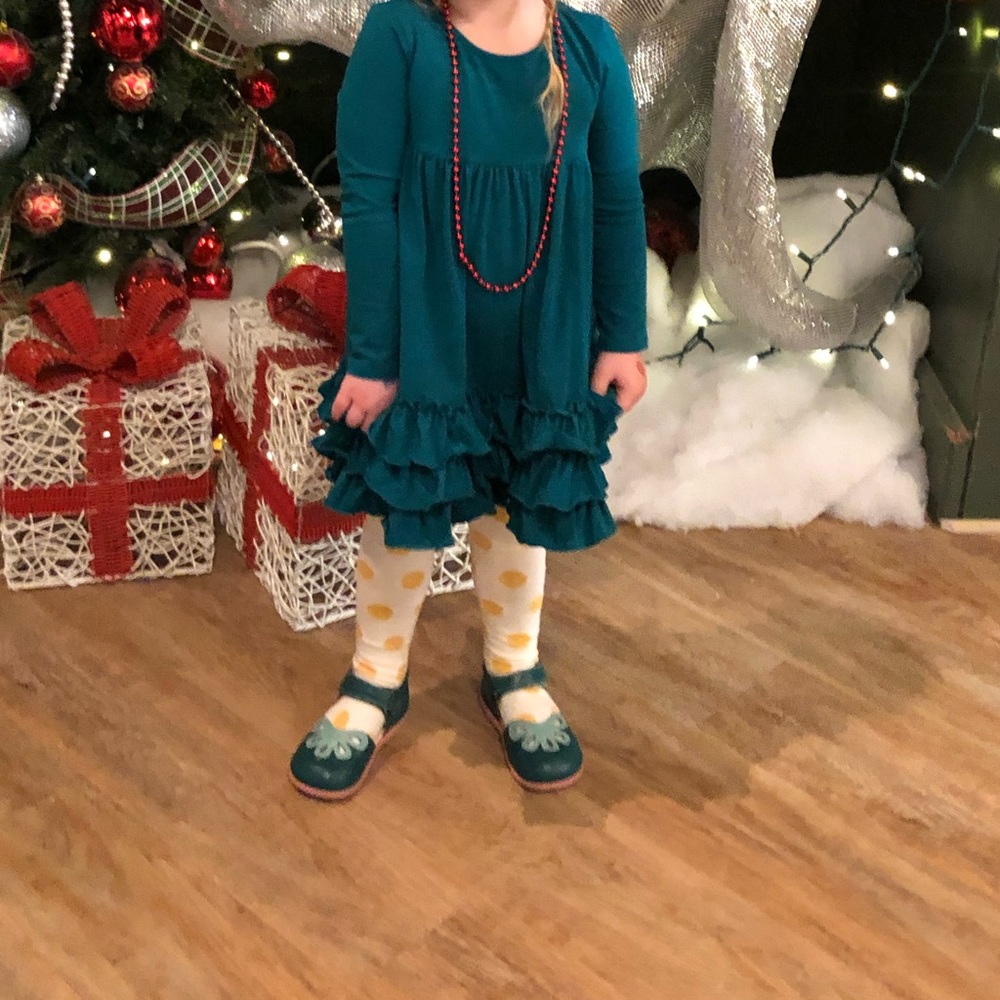 Matilda Jane Holiday Ruffle Dress Size 4